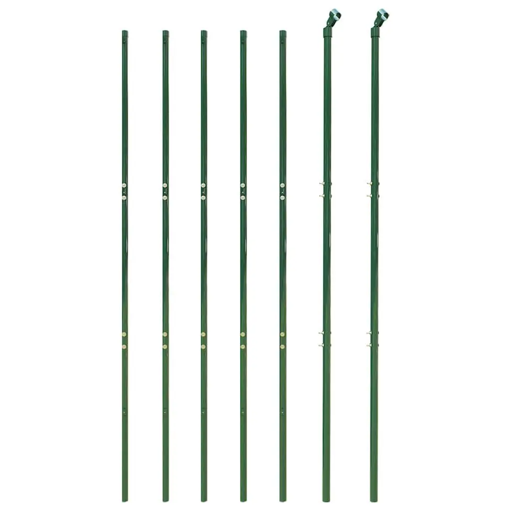 Green Chain Link Fence Panel 1.4 x 10m