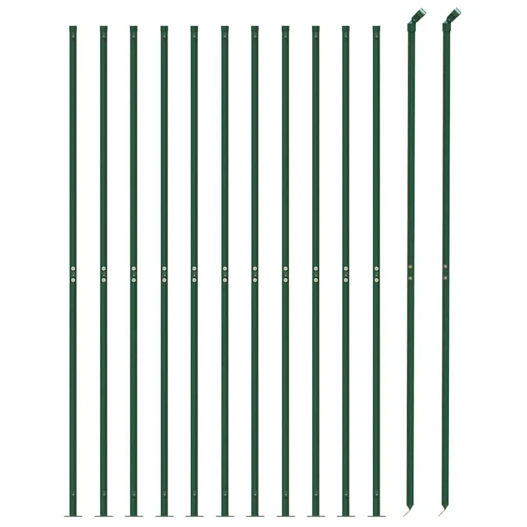 Green Chain Link Fence Panel 1.6 x 25 m