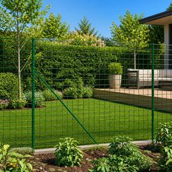 Premium Green Wire Mesh Fence with Spike Anchors 1.6 x 25 m