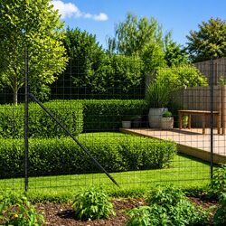 Anthracite Wire Mesh Fence Panel 1.4m x 25m - Galvanised Steel