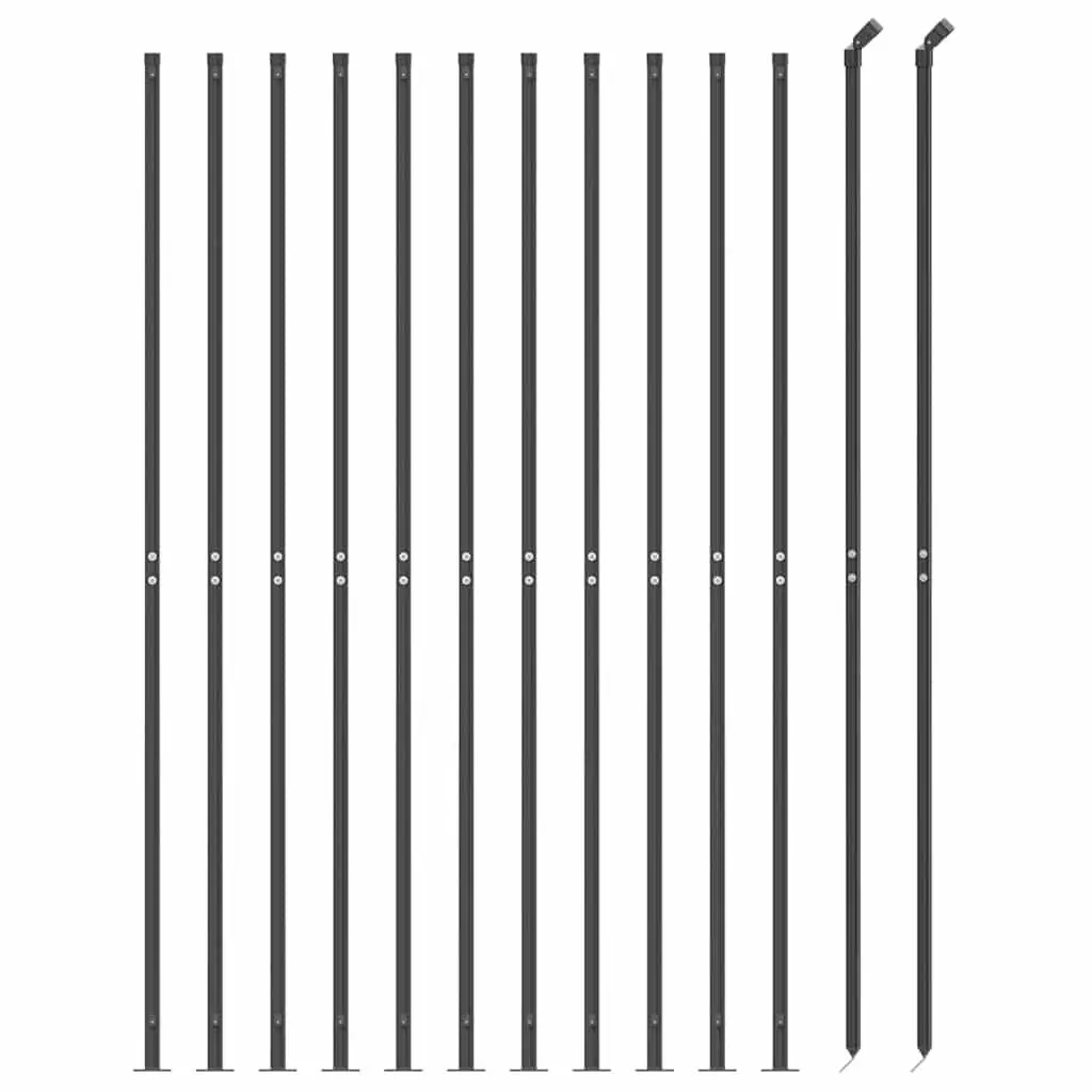 Anthracite Grey Wire Mesh Fence Panel 1.6 x 25m