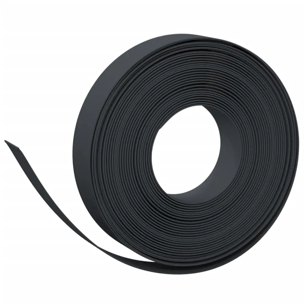 Garden Edging Black 10m Flexible Border Lawn Edge Flower Bed Path Landscaping