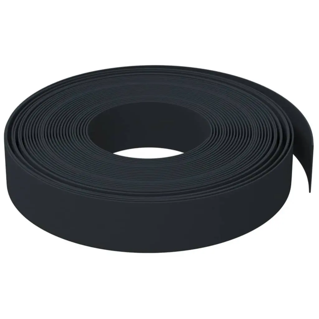 Garden Edging Black 10m Flexible Border Lawn Edge Flower Bed Path Landscaping