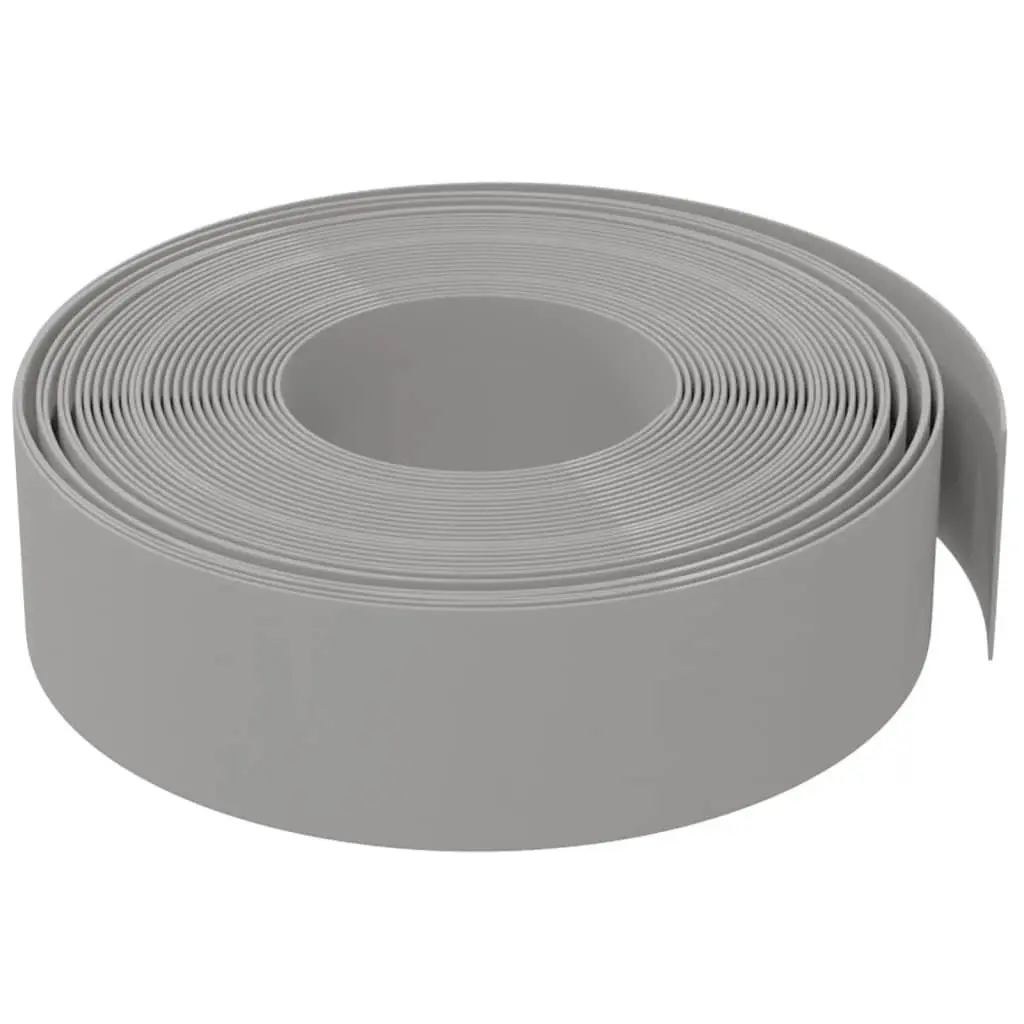 Flexible Garden Edging 10m 15cm Grey