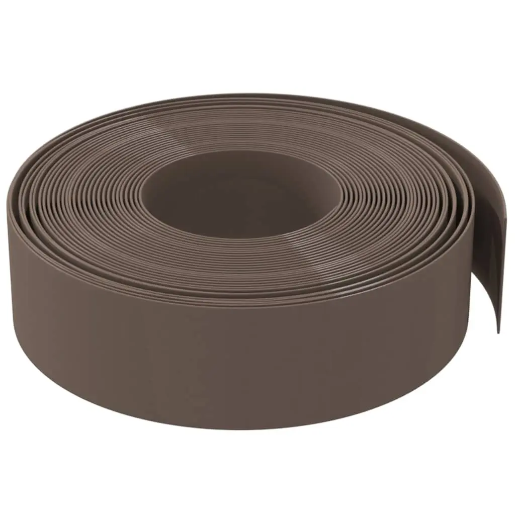 Brown Flexible Garden Edging for Landscapes