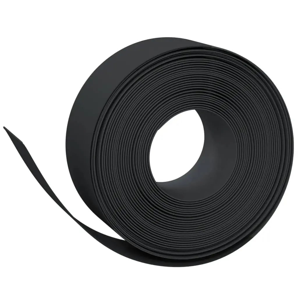 10m Black Flexible Garden Edging for Landscaping