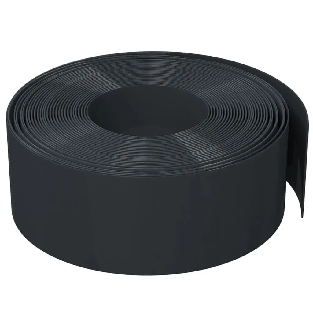 10m Black Flexible Garden Edging for Landscaping