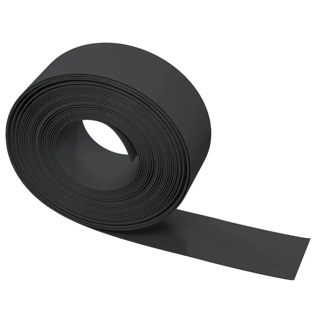 10m Black Flexible Garden Edging for Landscaping