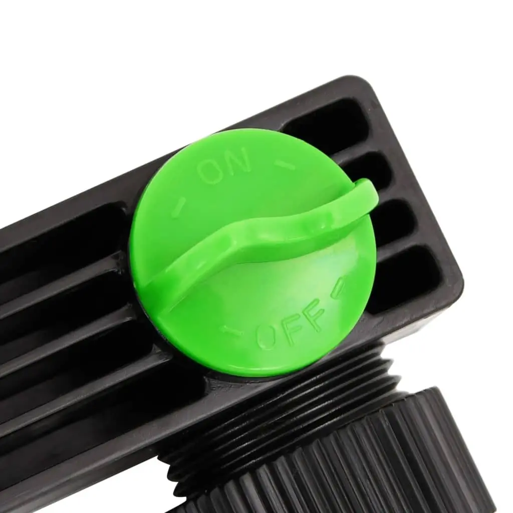 4-Way Tap Adaptor ABS Green