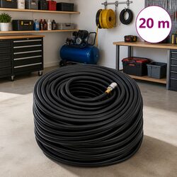 Premium 20m Hybrid Air Hose 0.6" in Black
