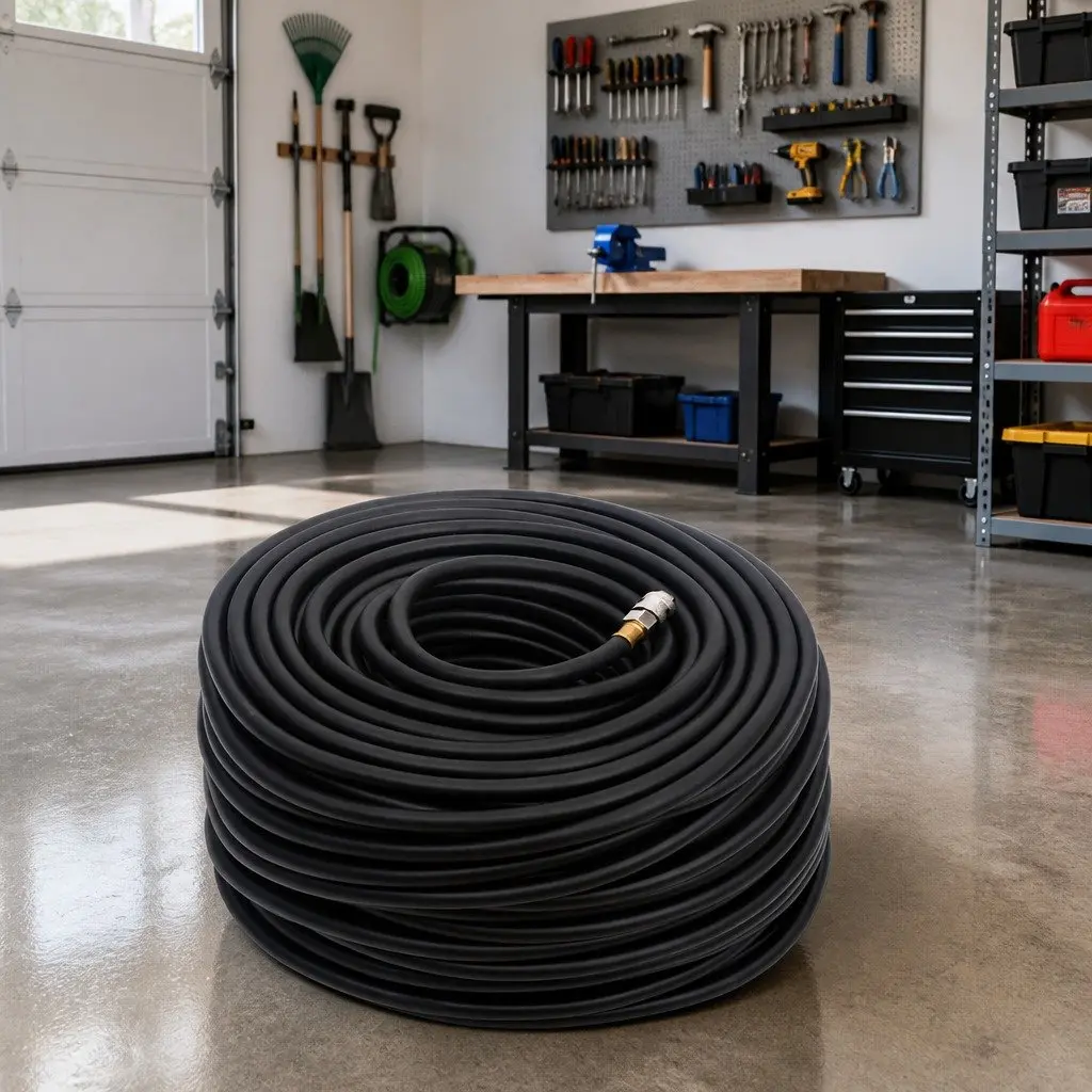 50m Hybrid Air Hose with Quick Coupler