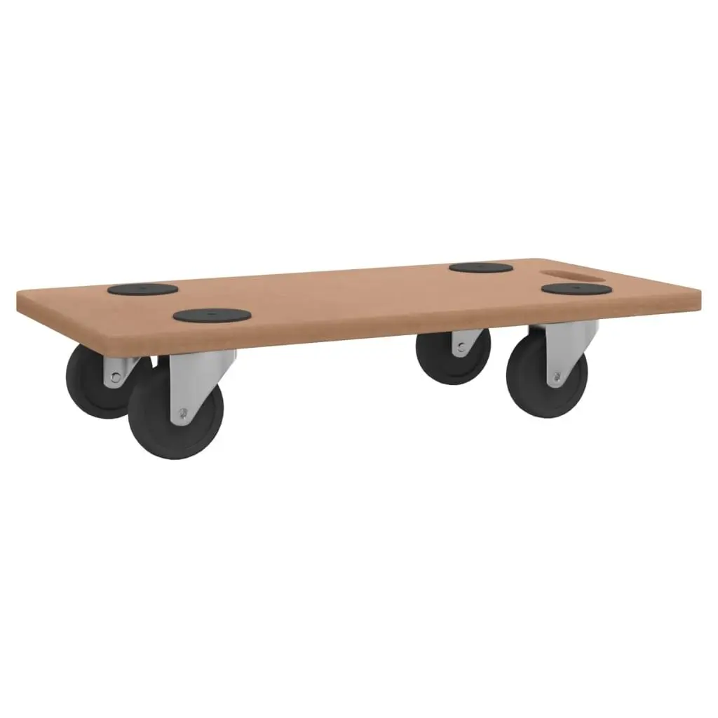 Rectangular Dolly Trolleys 6 Pack with Anti-Slip Castors