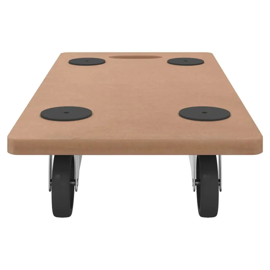 Rectangular Dolly Trolleys 6 Pack with Anti-Slip Castors