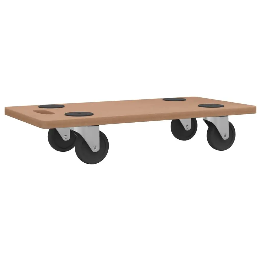 Rectangular Dolly Trolleys 6 Pack with Anti-Slip Castors