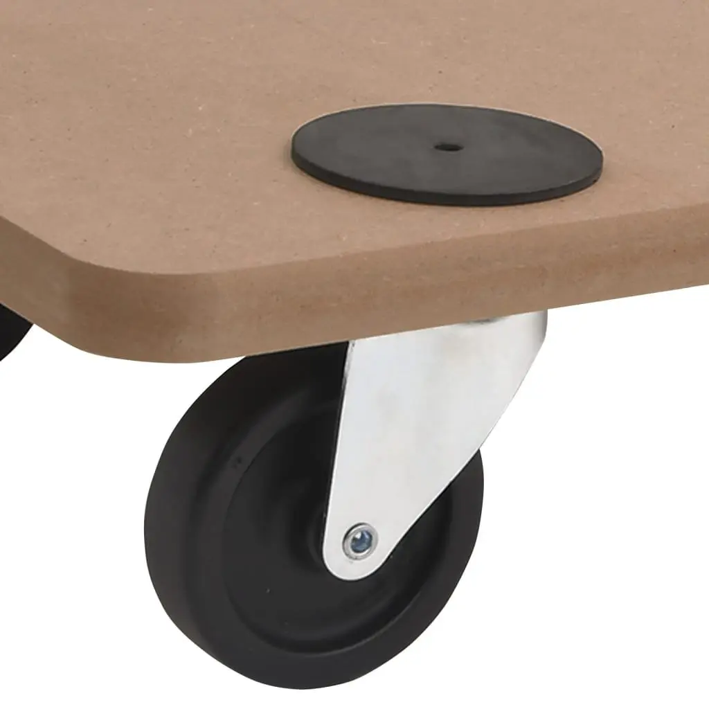 Rectangular Dolly Trolleys 6 Pack with Anti-Slip Castors
