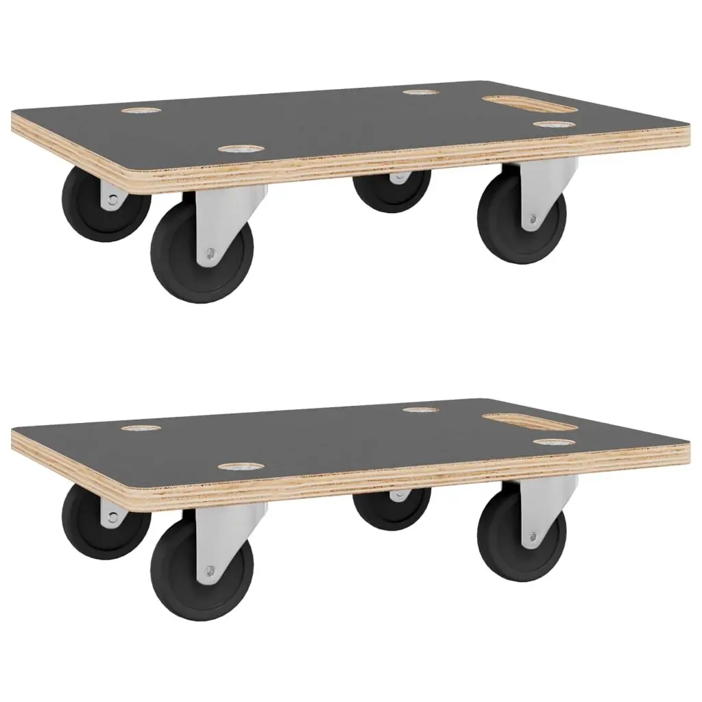 Transport Trolley Rectangular 60x40x11.5 cm 250 kg Capacity Moving Furniture