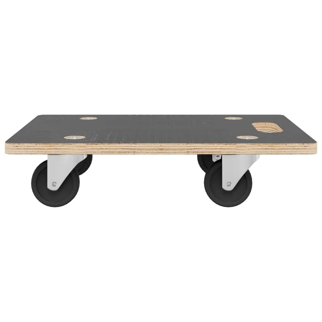Transport Trolley Plywood 80x55x11.5cm Grey 2 Piece