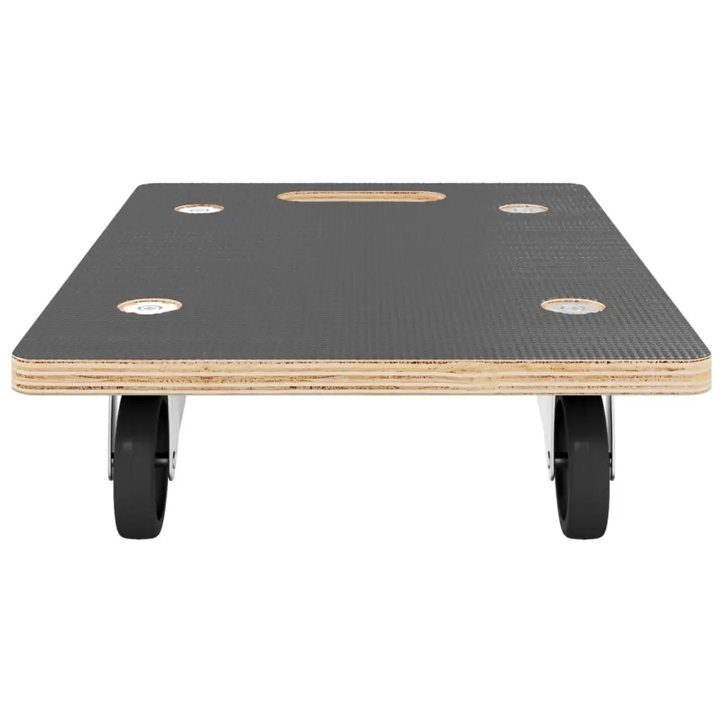 Transport Trolley Plywood 80x55x11.5cm Grey 2 Piece