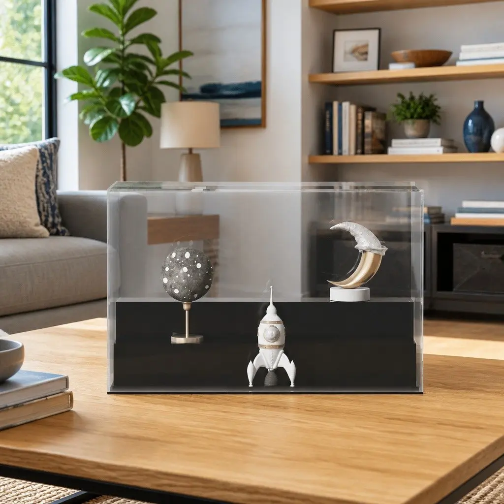 Acrylic Display Box for Collectibles 25x12x16 cm