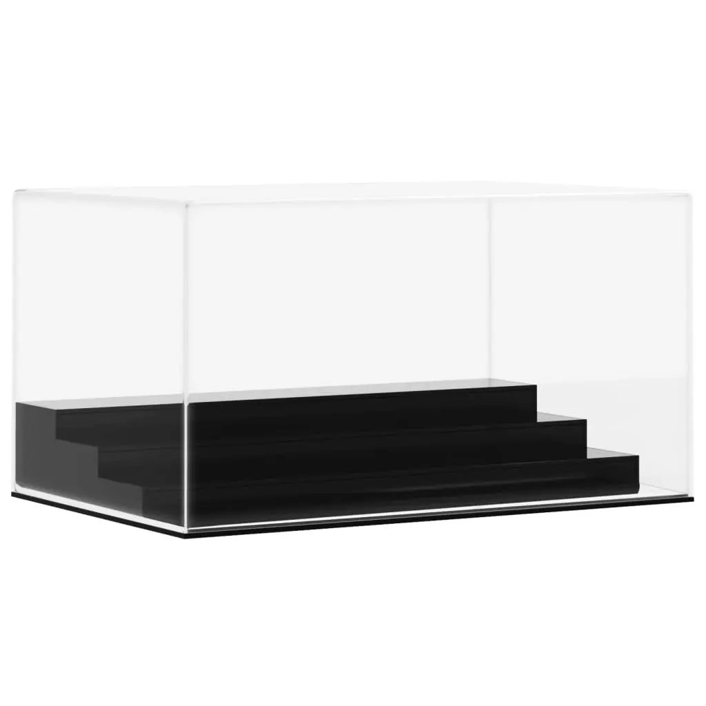 Acrylic Display Box 24x16x13 cm Transparent 4-Tier