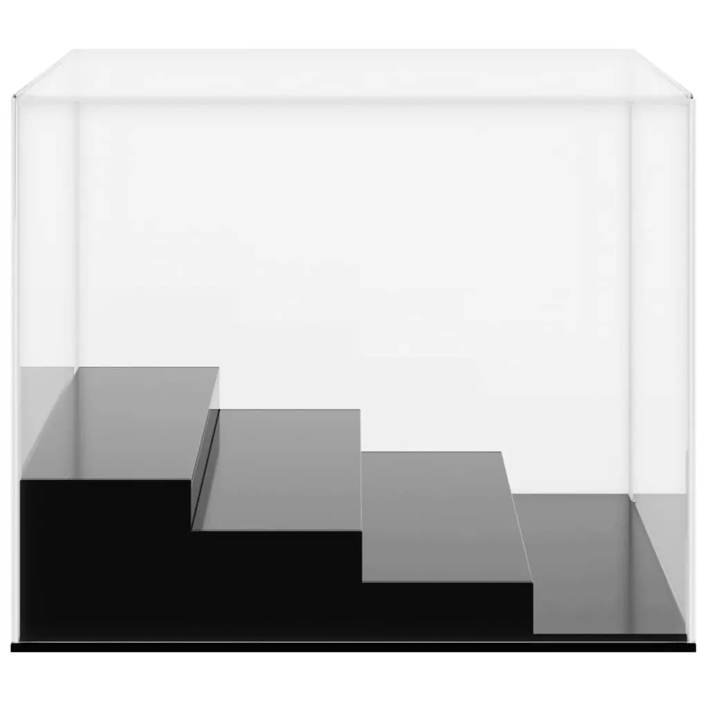 Acrylic Display Box 24x16x13 cm Transparent 4-Tier