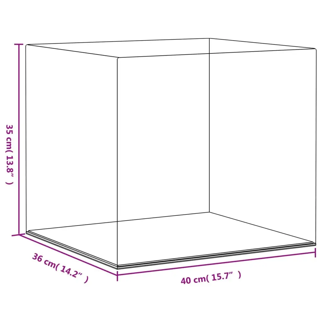 Acrylic Display Box for Collectibles and Models
