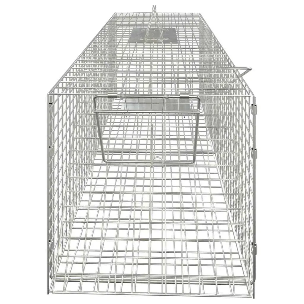 Animal Trap Galvanised Iron Wire Mesh 64.5x25x26.5cm