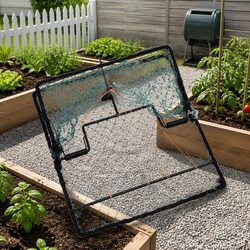 Bird Trap Outdoor Garden Pest Control Catching Net Steel Frame 34x32cm Foldable