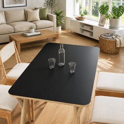 Durable Matte Black Self-Adhesive Vinyl Wrap 90x500cm