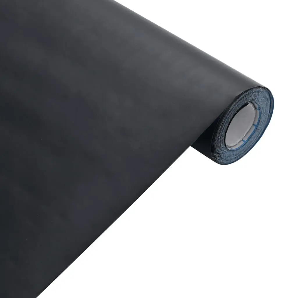Matte Black Self-Adhesive Vinyl Wrap 90x500cm