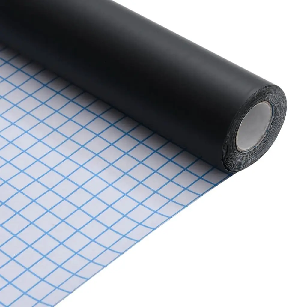Matte Black Self-Adhesive Vinyl Wrap 90x500cm