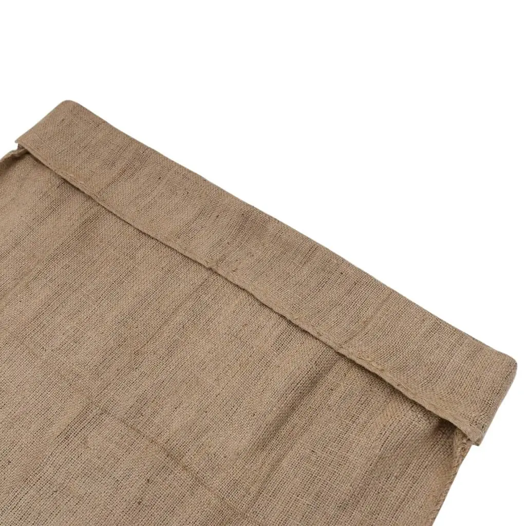 Jute Sacks 10 Pieces 100x110 cm Storage Bags Burlap Hessian Garden Multipurpose
