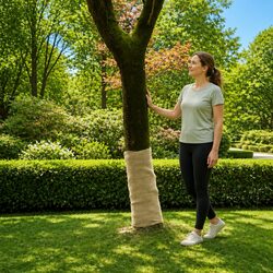 Durable Jute Roll 1x5m Natural Burlap Craft Runner
