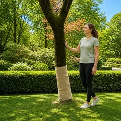Durable Jute Roll 1x5m Natural Burlap Craft Runner