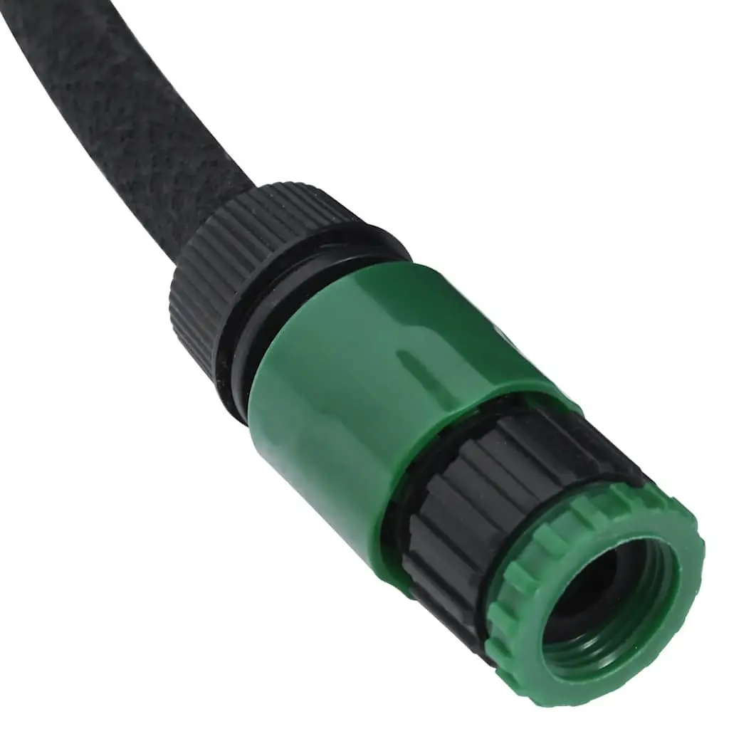Garden Soaker Hose Rubber 50m Black Flexible Drip Irrigation Watering