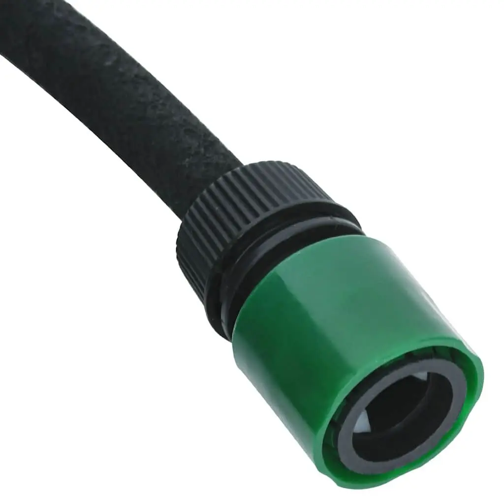 Garden Soaker Hose Rubber 50m Black Flexible Drip Irrigation Watering