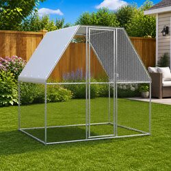 Walk-In Chicken Cage 2x2x2m Enclosure for Hens and Ducks
