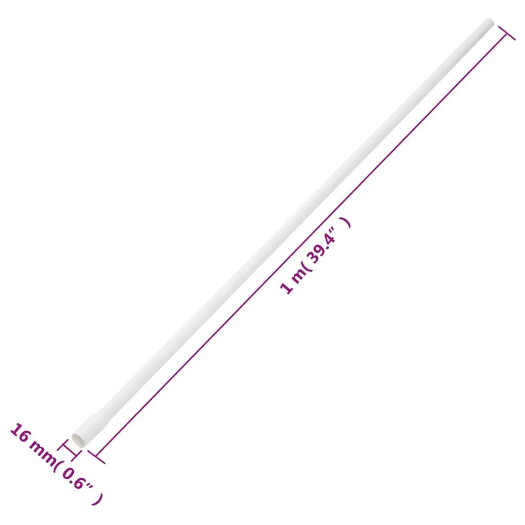 Cable Trunking PVC Ø16mm 30m White