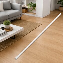 Cable Trunking 16mm White 10m PVC Clips Wall Floor Organiser Concealer
