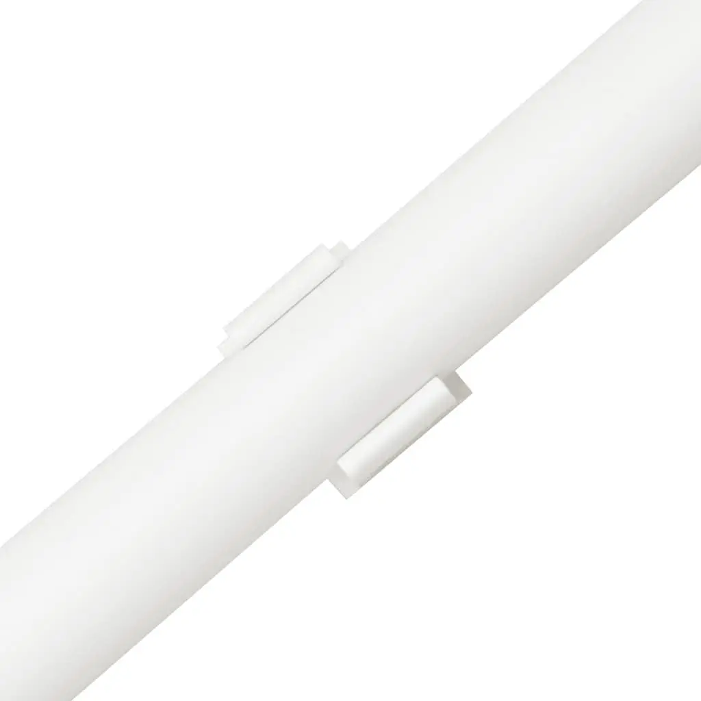 Cable Trunking 16mm White 10m PVC Clips Wall Floor Organiser Concealer