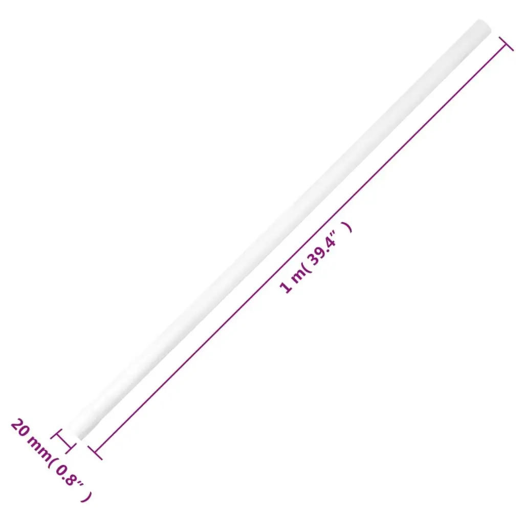 20mm White PVC Clip-On Cable Trunking 30m