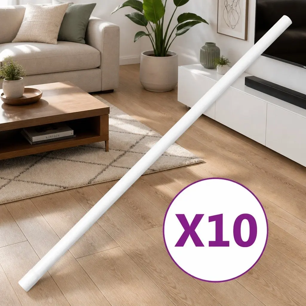 White PVC Cable Trunking 25mm x 10m