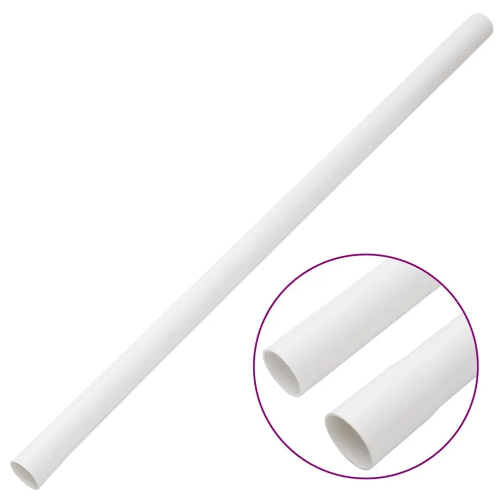 Cable Trunking PVC 30mm Diameter 30m White