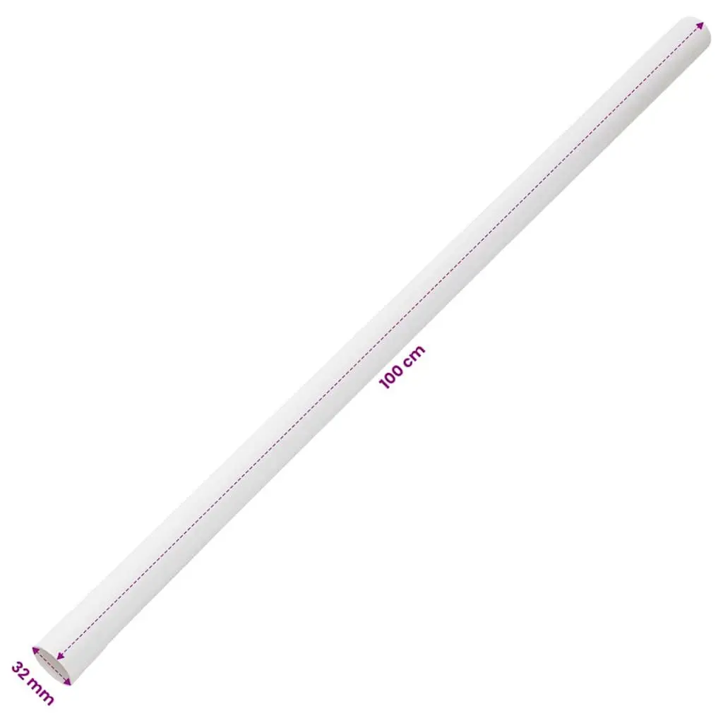 Cable Trunking PVC 30mm Diameter 30m White