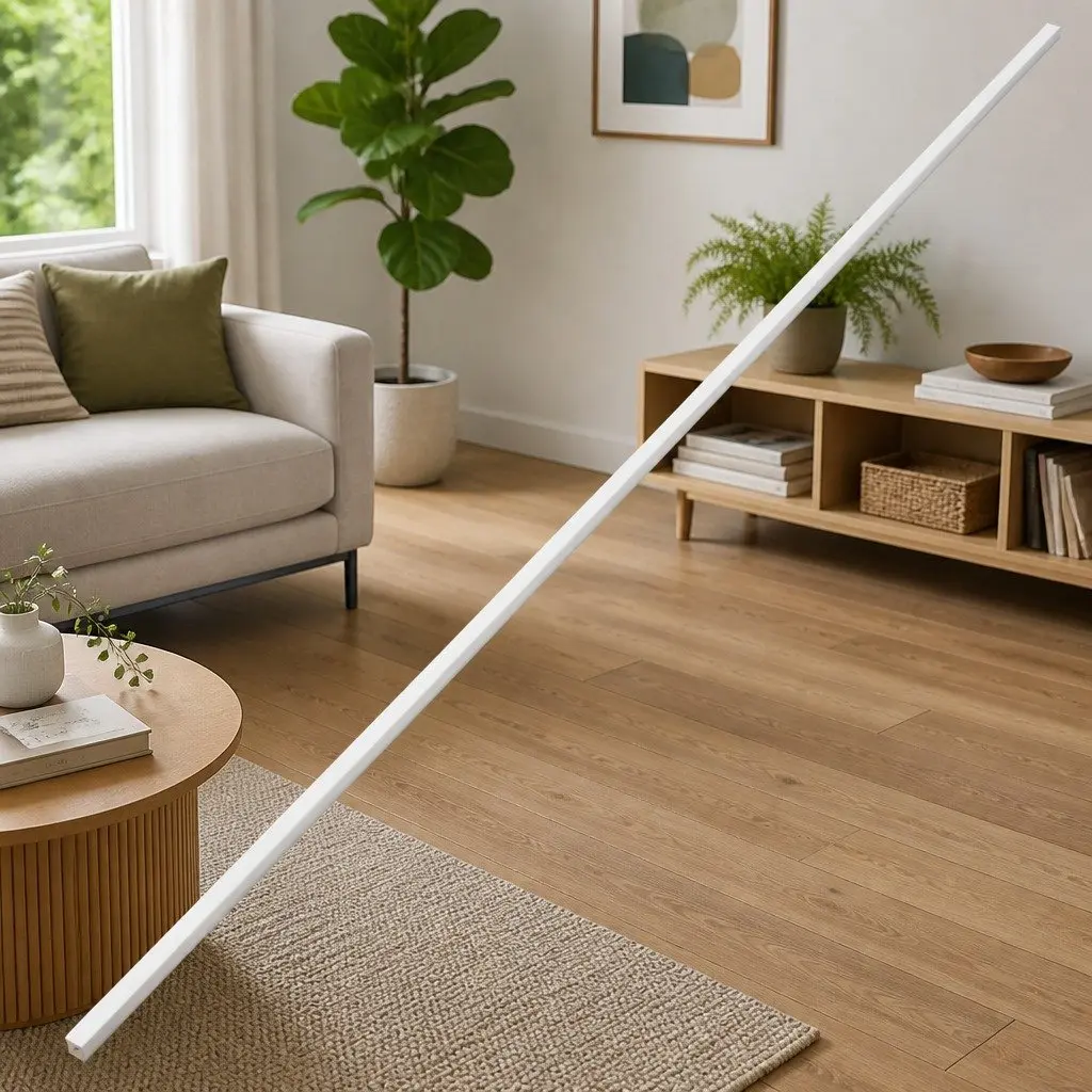 30x15mm Cable Trunking 10m PVC White Cover