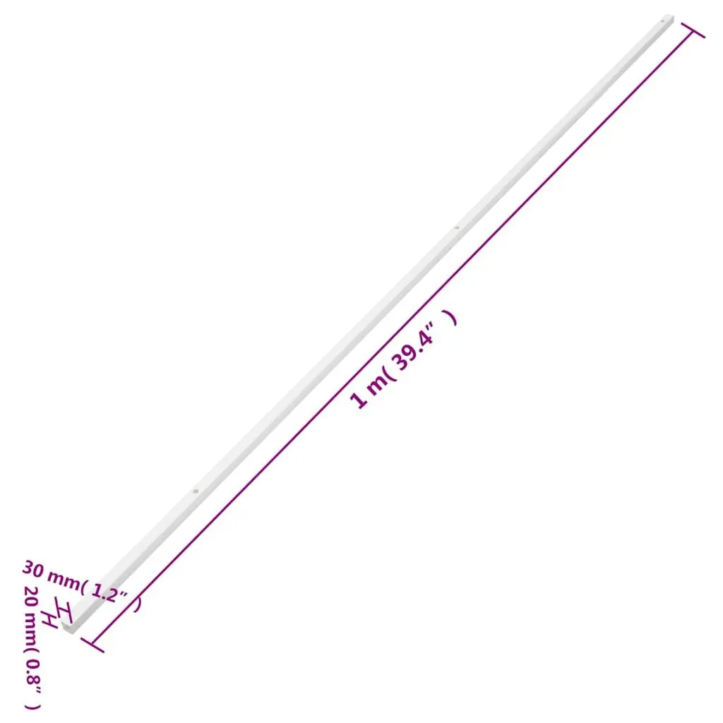 Cable Trunking PVC 30x20mm 10m White
