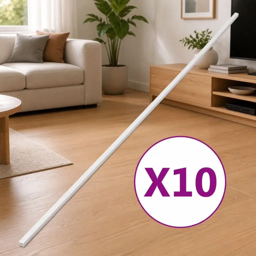 White PVC Cable Trunking 25x16mm 10m