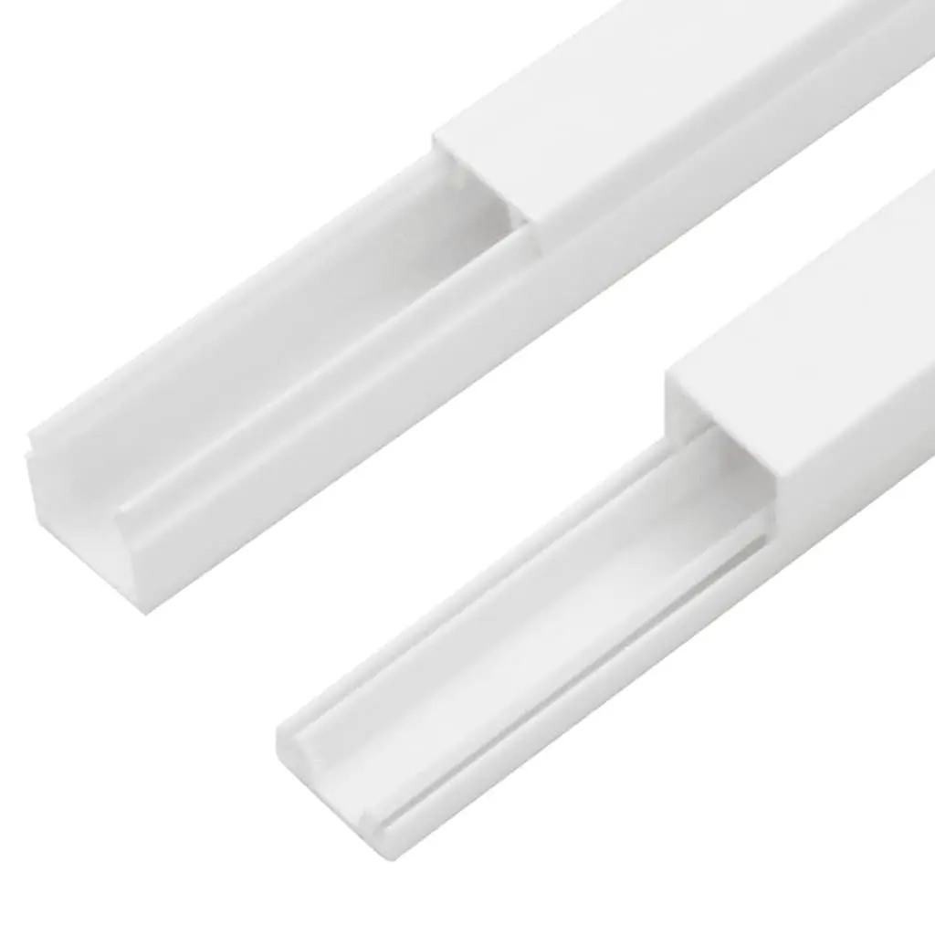 White PVC Cable Trunking 25x16mm 10m