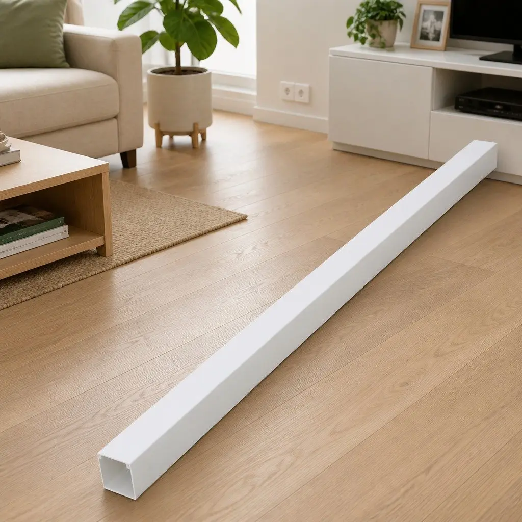 Cable Trunking 40x25 mm 30 m White PVC