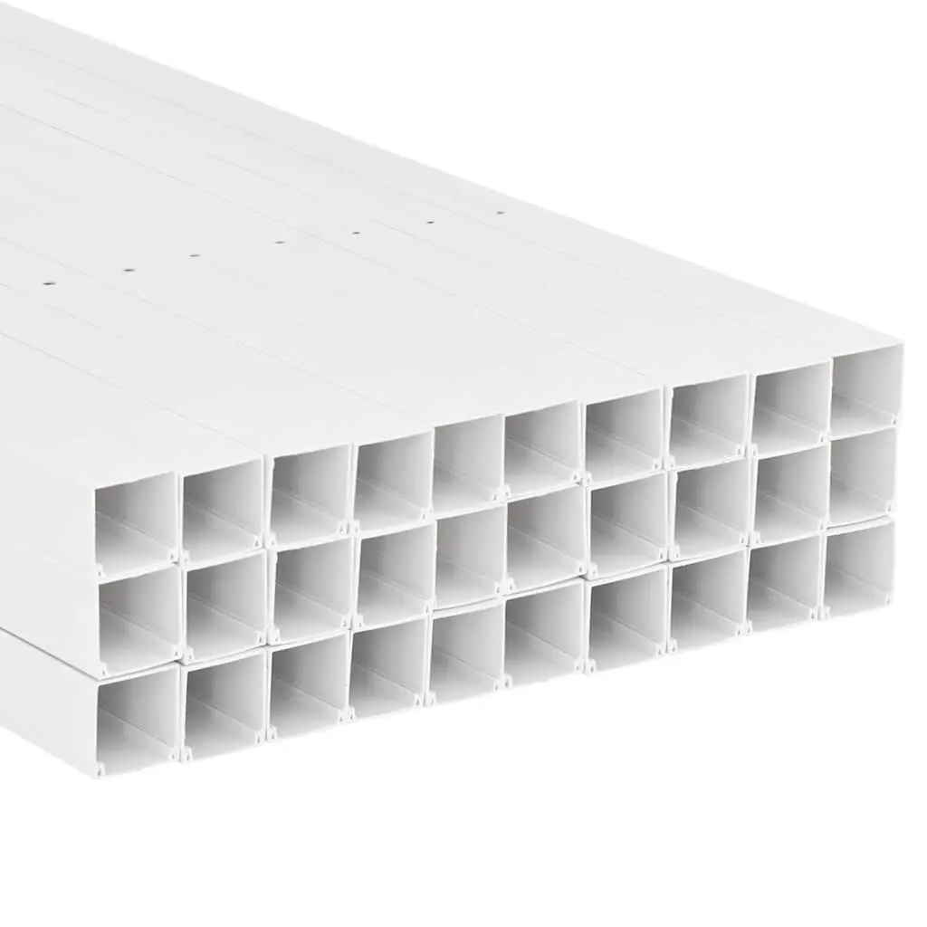 Cable Trunking 40x25 mm 30 m White PVC